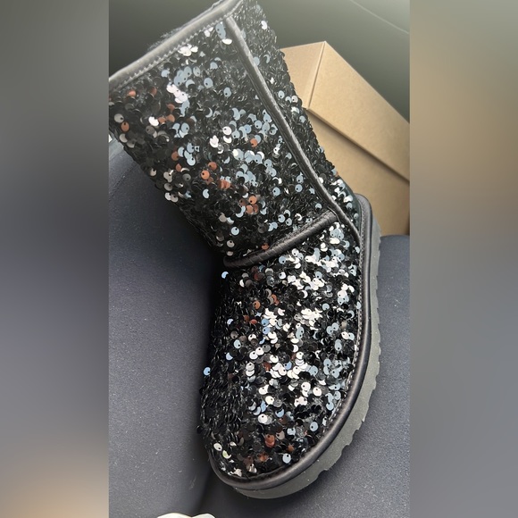 UGG® Classic Short Chunky Sequin Boots - Picture 2 of 4